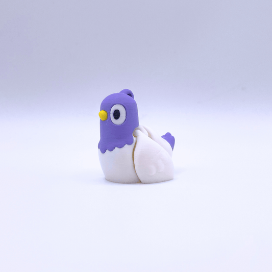 Dans Fidget Foundry Figurine Surprised Pigeon