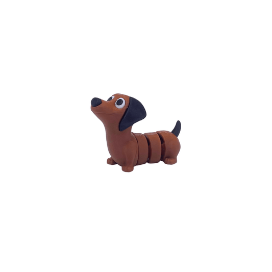 Dans Fidget Foundry Keyring Dachshund Key Charm