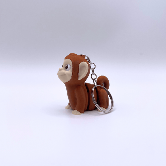 Dans Fidget Foundry Keyring Happy Monkey Key Charm