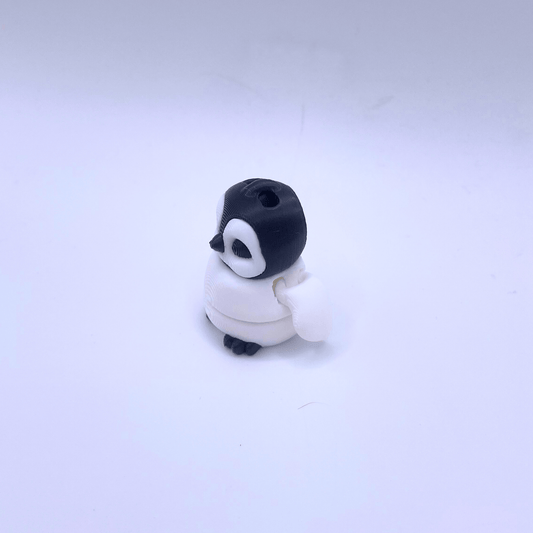 Dans Fidget Foundry Keyring Penguin Key Charm