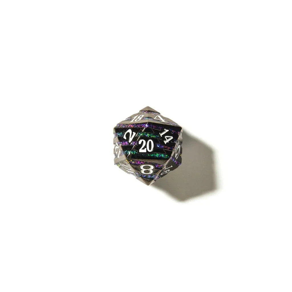 Tabletop Dominion DICE Dark Magic | Solid Metal | 7 Piece Set