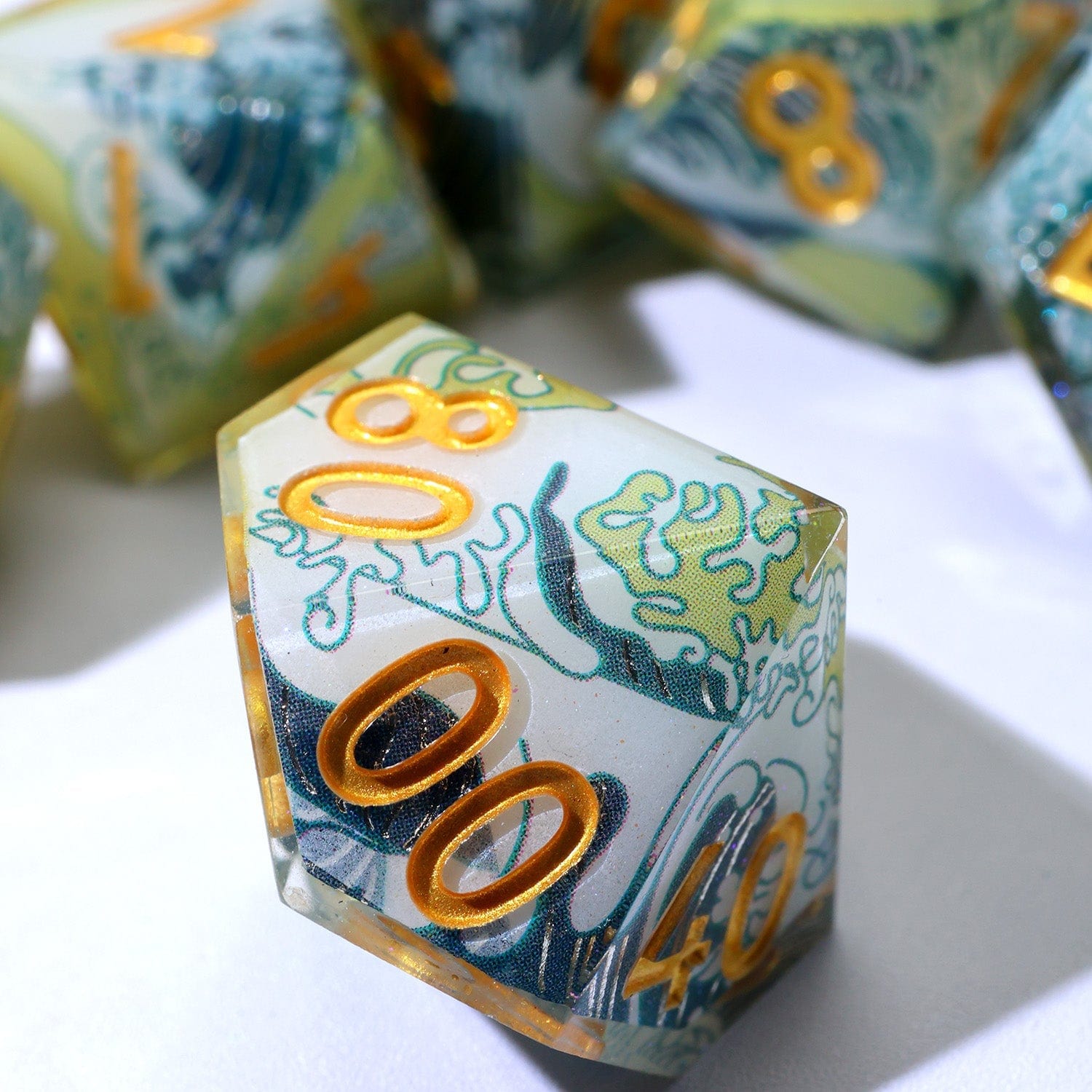 Tabletop Dominion DICE Dawnbreaker | Art Core Dice | 7 Piece Set