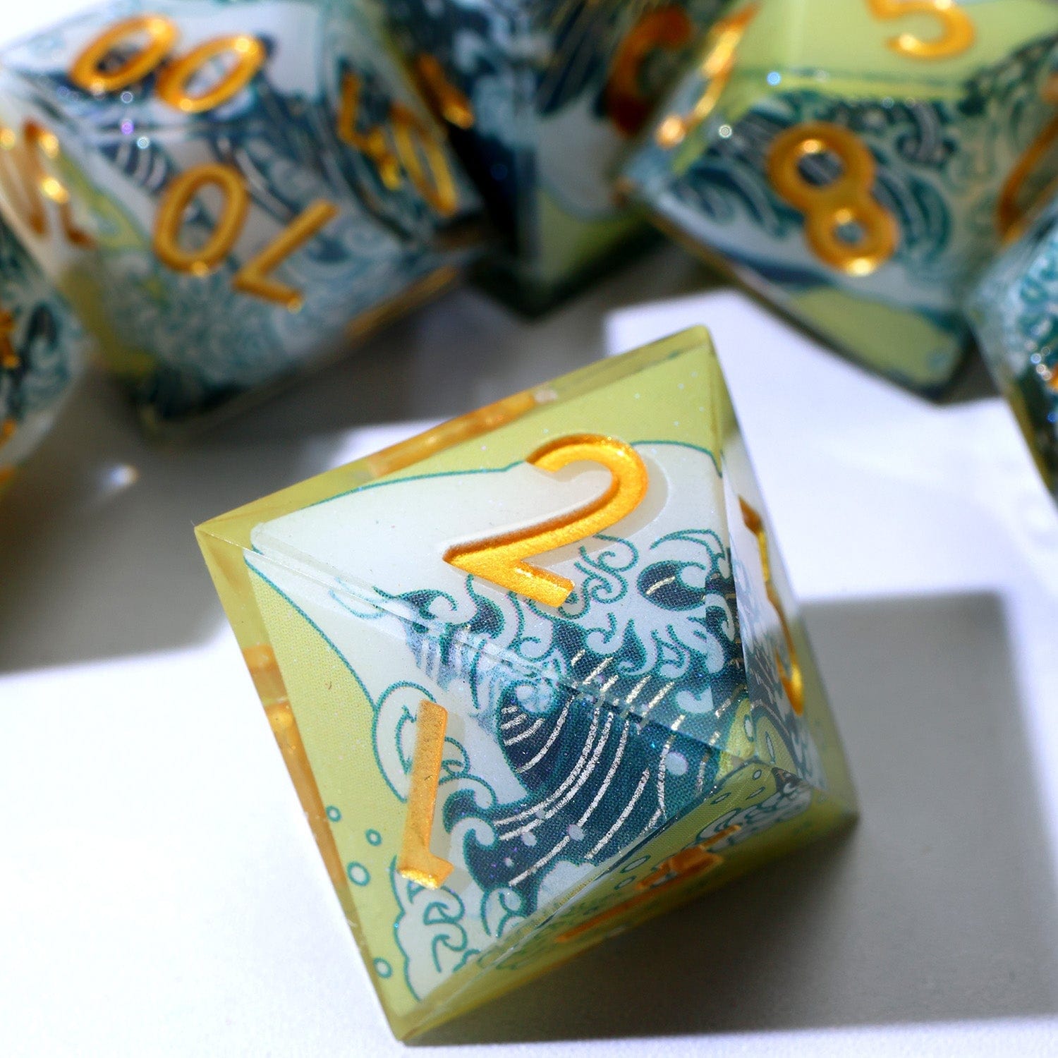 Tabletop Dominion DICE Dawnbreaker | Art Core Dice | 7 Piece Set
