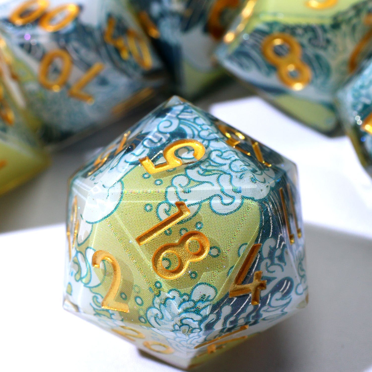 Tabletop Dominion DICE Dawnbreaker | Art Core Dice | 7 Piece Set