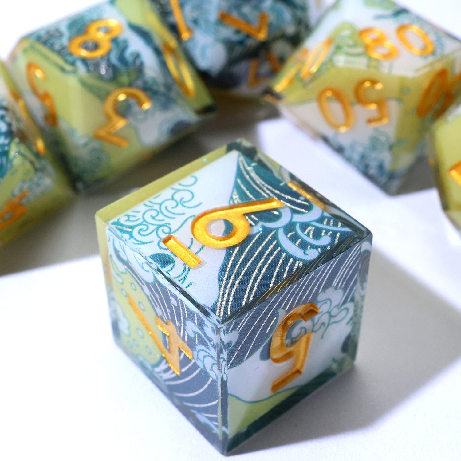 Tabletop Dominion DICE Dawnbreaker | Art Core Dice | 7 Piece Set