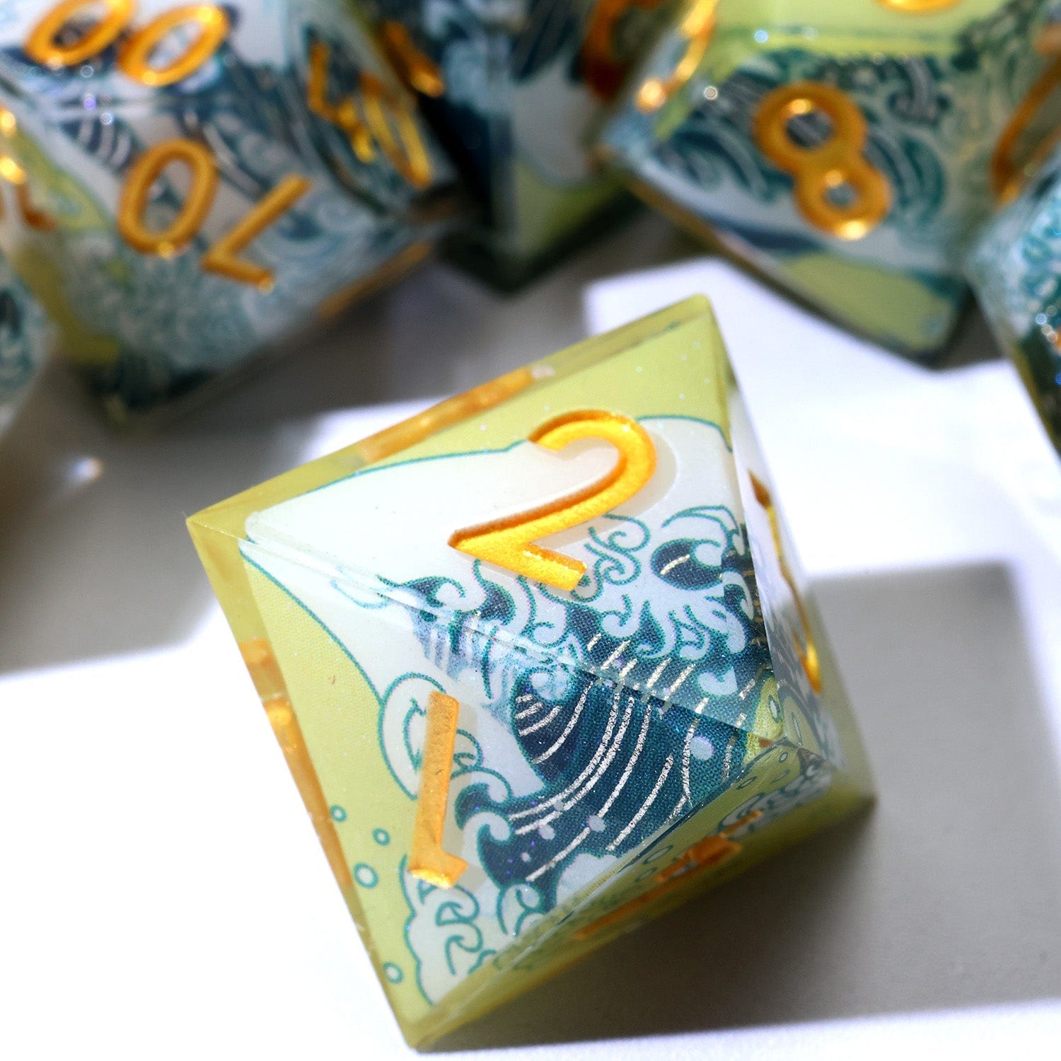 Tabletop Dominion DICE Dawnbreaker | Art Core Dice | 7 Piece Set