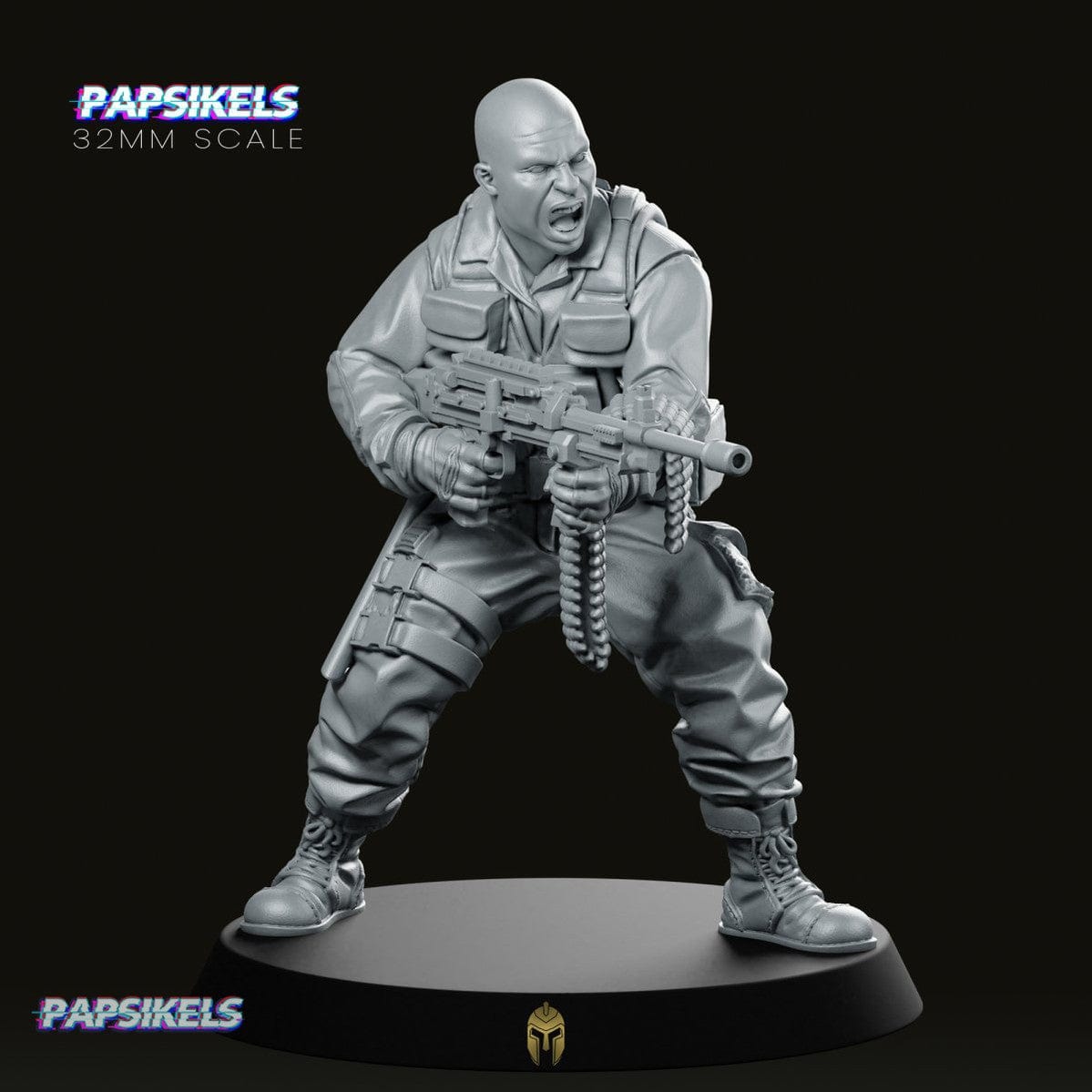 We Print Miniatures Science Fiction Dax Bracken with LMG Miniature