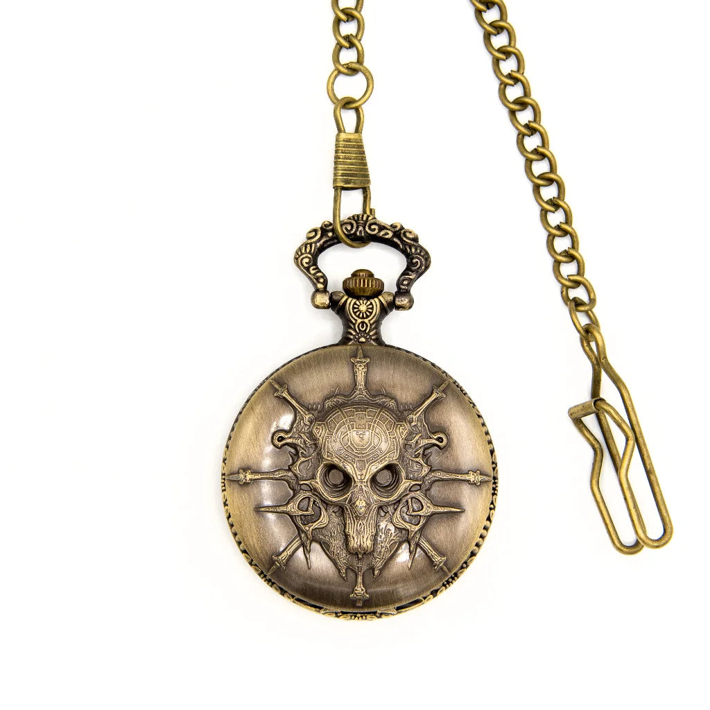 Death’s Keeper | Pocket Watch Case | Ancient Gold - Pocket Watch