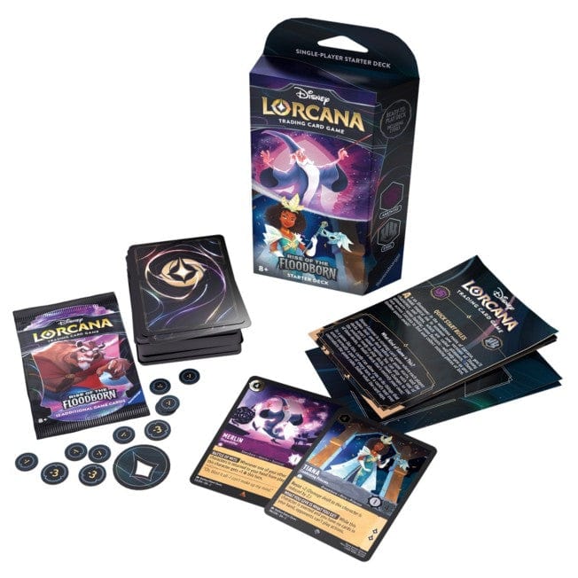 Purple Anime Disney Lorcana - Starter deck 2 - RISE OF THE FLOODBORN