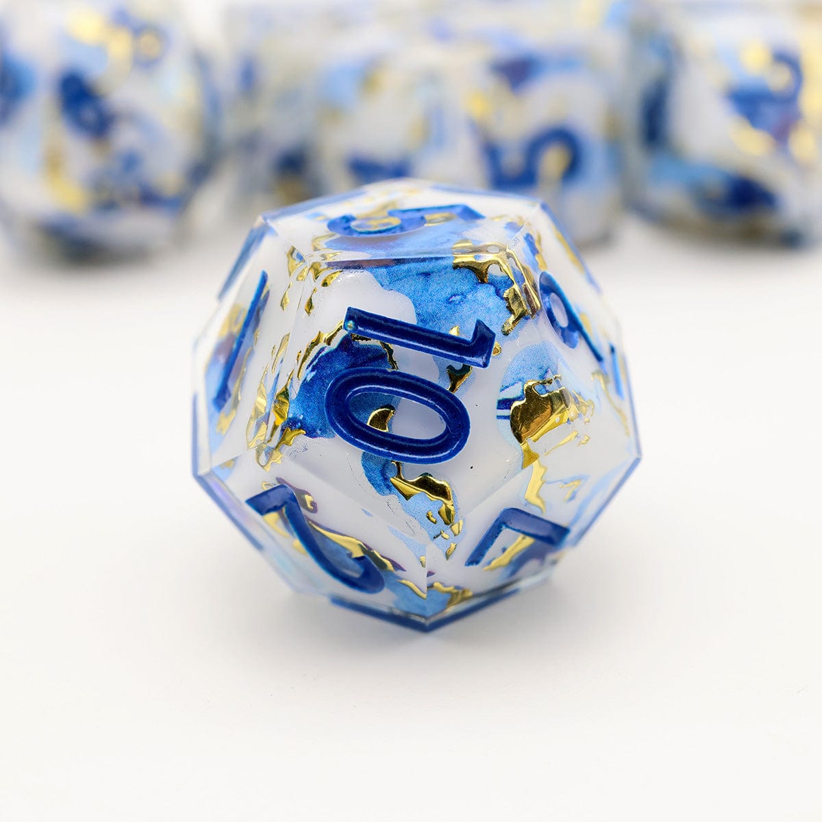 Tabletop Dominion DICE Divine Marble | Art Core Dice | 7 Piece Set