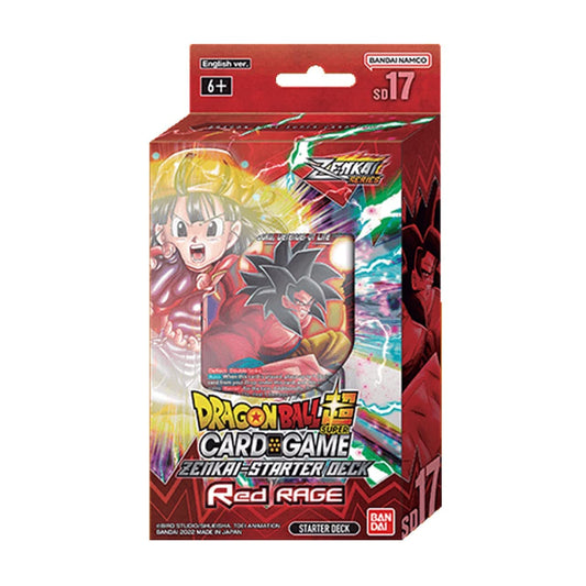 Purple Anime Red Rage Dragon Ball Z leader Starter deck