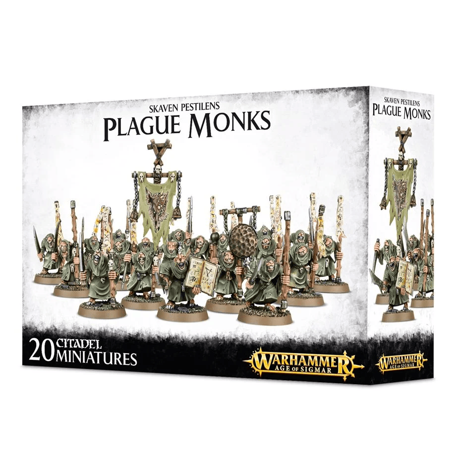 Skaven SKAVEN PESTILENS PLAGUE MONKS 5011921179350