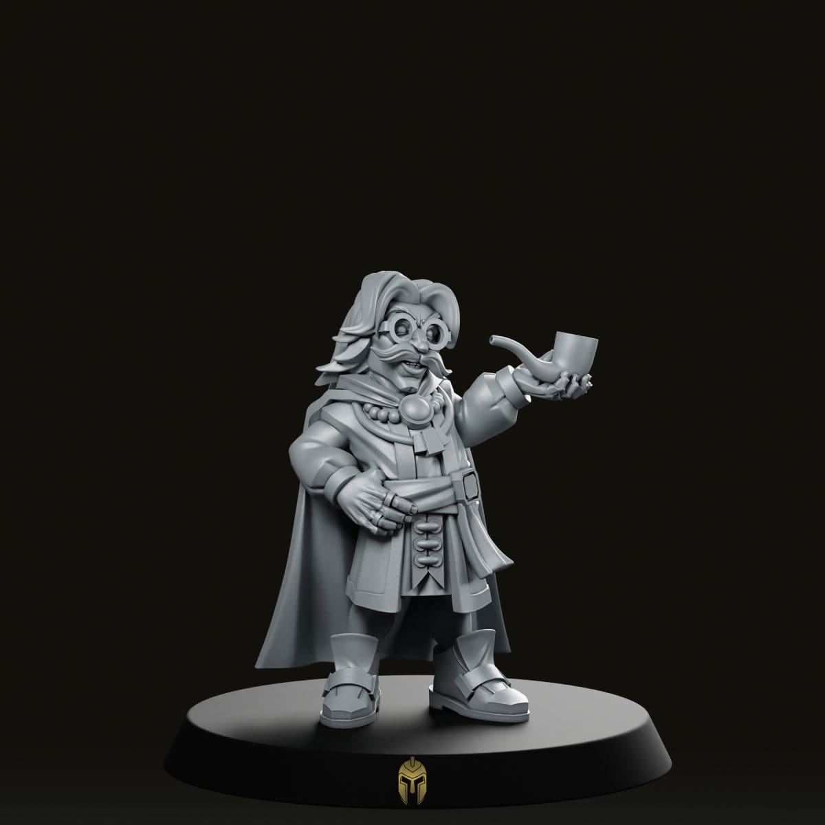 We Print Miniatures Fantasy Earl Anders Intellectual Halfling Miniature
