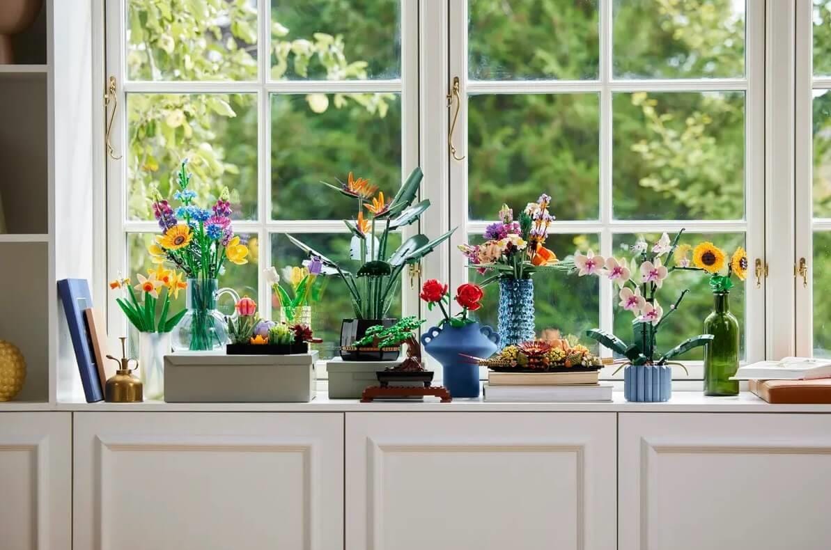 Toys & Games > Toys > Construction Toys > Interlocking Blocks > LEGO > LEGO Flowers Lego Botanicals 40524 Sunflowers Buildable Toy Gift for Ages 8 and Up 5702017165646