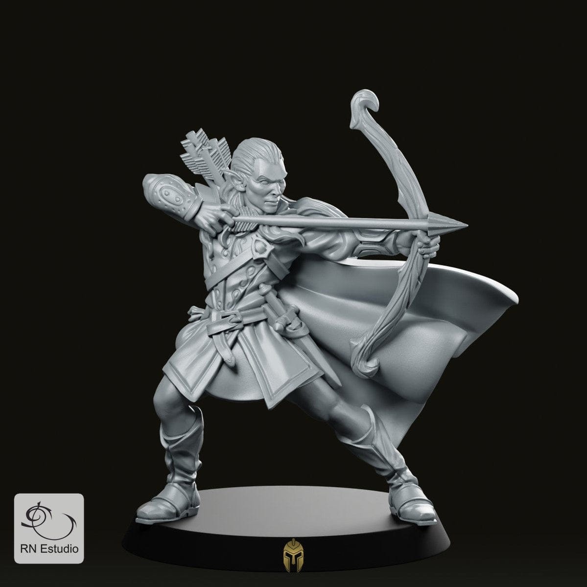 We Print Miniatures Fantasy 28mm Elf Archer Feydhil LOTR Miniature