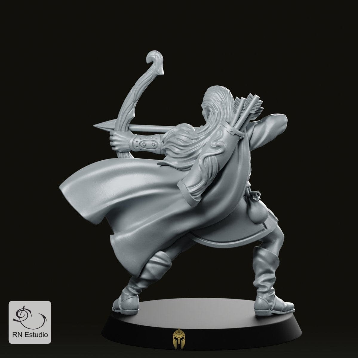 We Print Miniatures Fantasy Elf Archer Feydhil LOTR Miniature