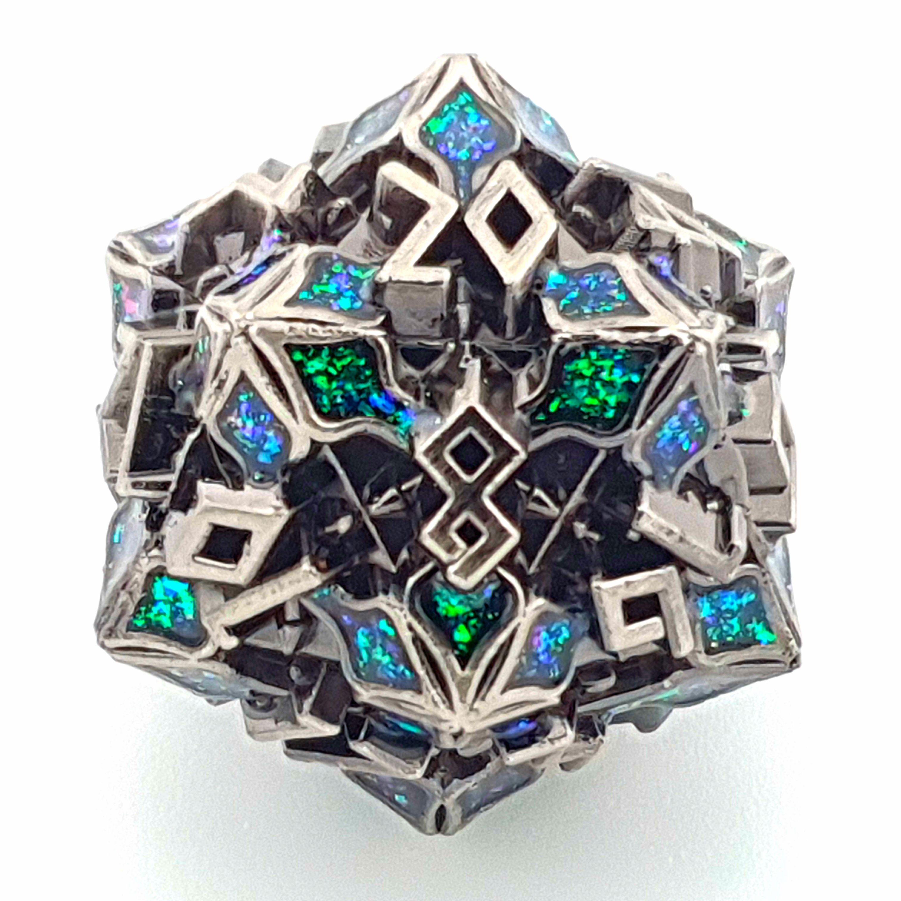 Emerald Glade | Solid Metal Dice | 7 Piece Set - DICE