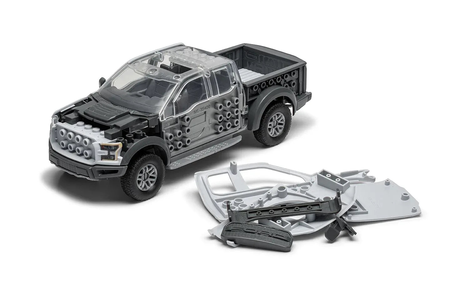 Empire Warehouse Model cars Airfix J6053 Quickbuild Ford F-150 Raptor Grey Model Car Kit