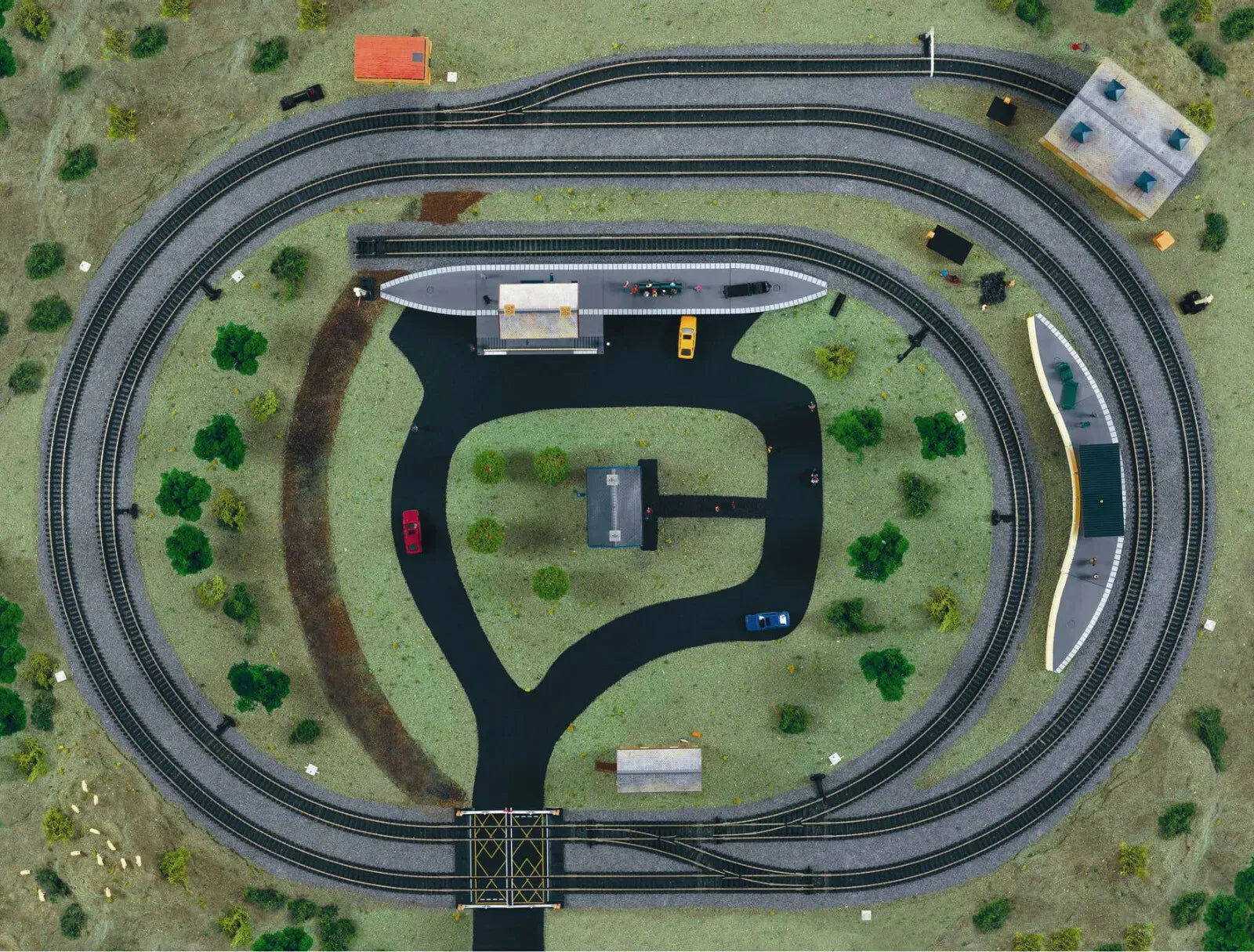 Empire Warehouse Model railways Hornby R771 TrakMat MidiMat Track Mat