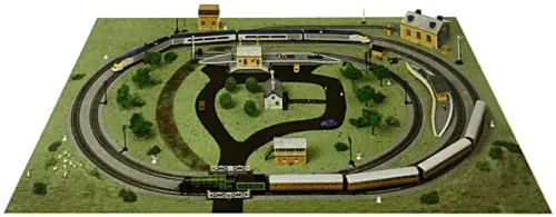 Empire Warehouse Model railways Hornby R771 TrakMat MidiMat Track Mat