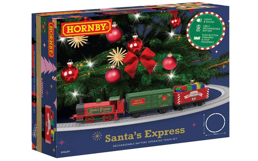 Empire Warehouse Model railways Hornby R9363M Santa's Express Train Set (Rechargeable Battery)