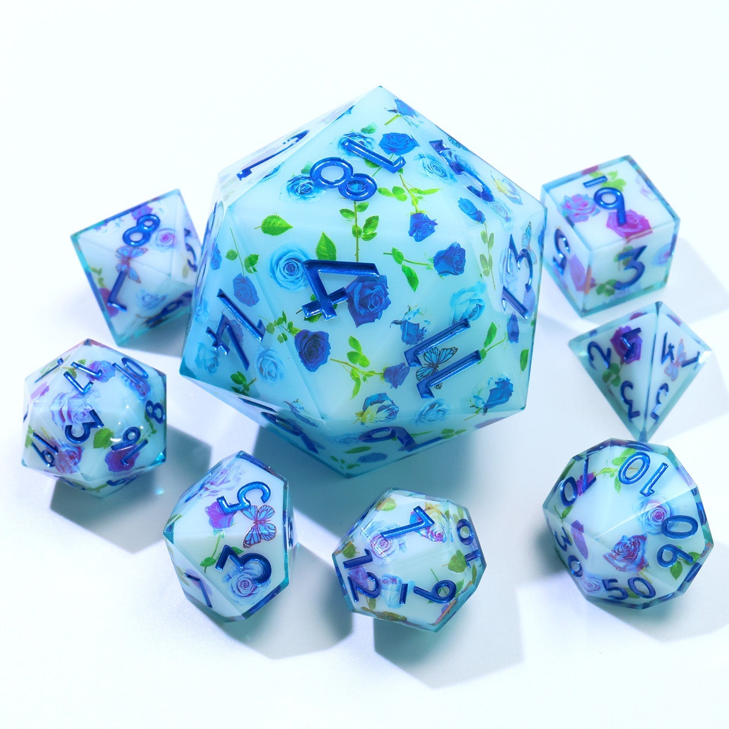 Enchanted China | 50mm D20 | Oversized Art Core Dice - DICE