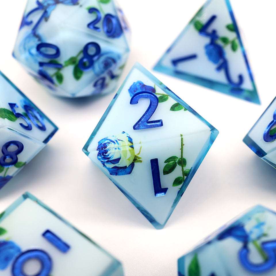 Enchanted China | Art Core Dice| 7 Piece Set - DICE