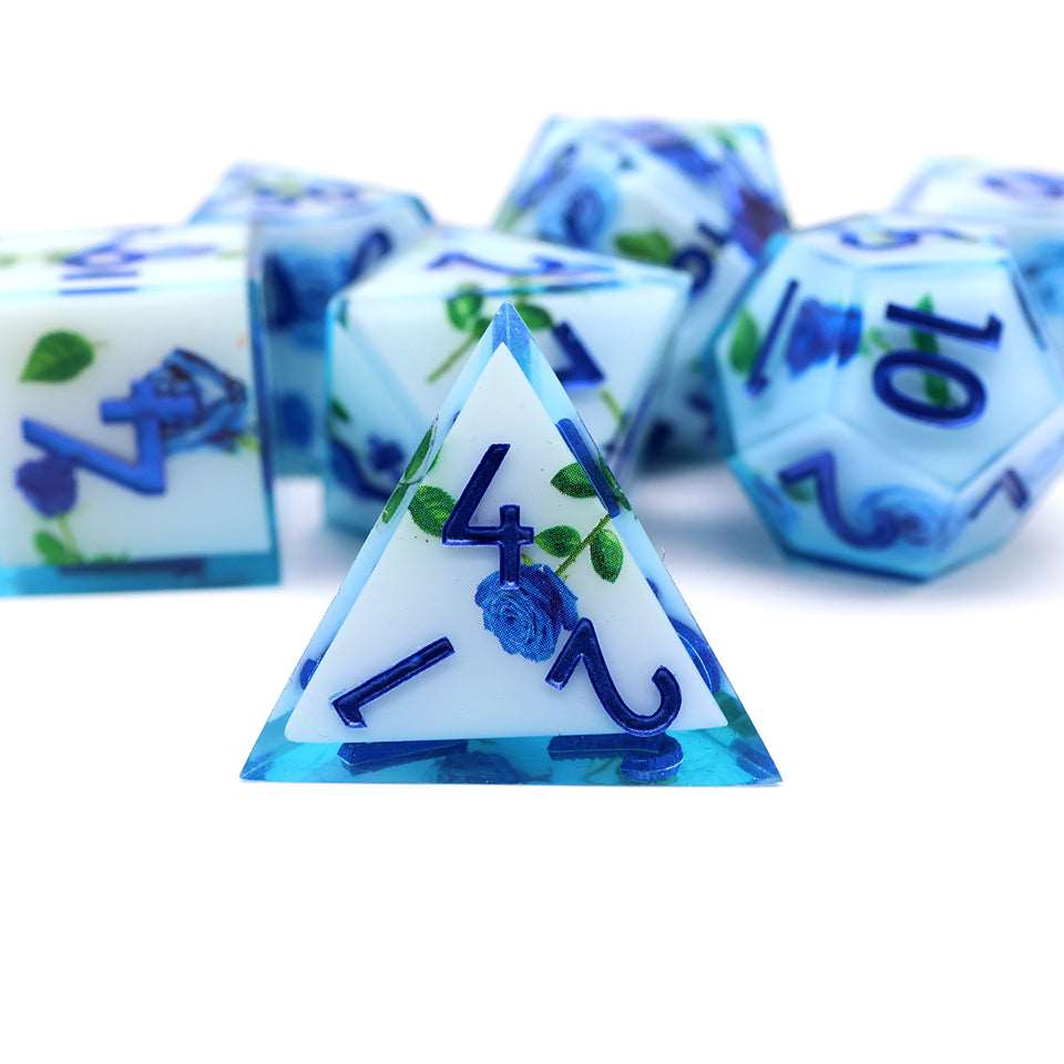 Enchanted China | Art Core Dice| 7 Piece Set - DICE