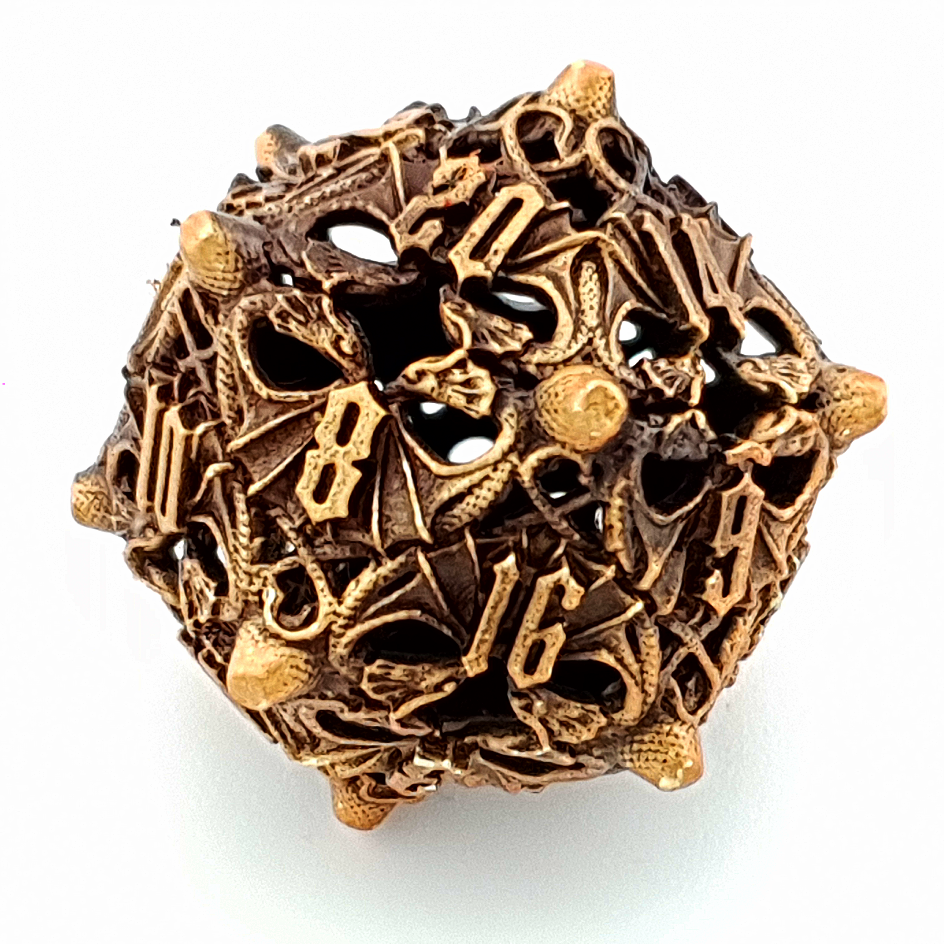 Eternal Wyrm | Hollow Metal Dice | 7 Piece Set - DICE