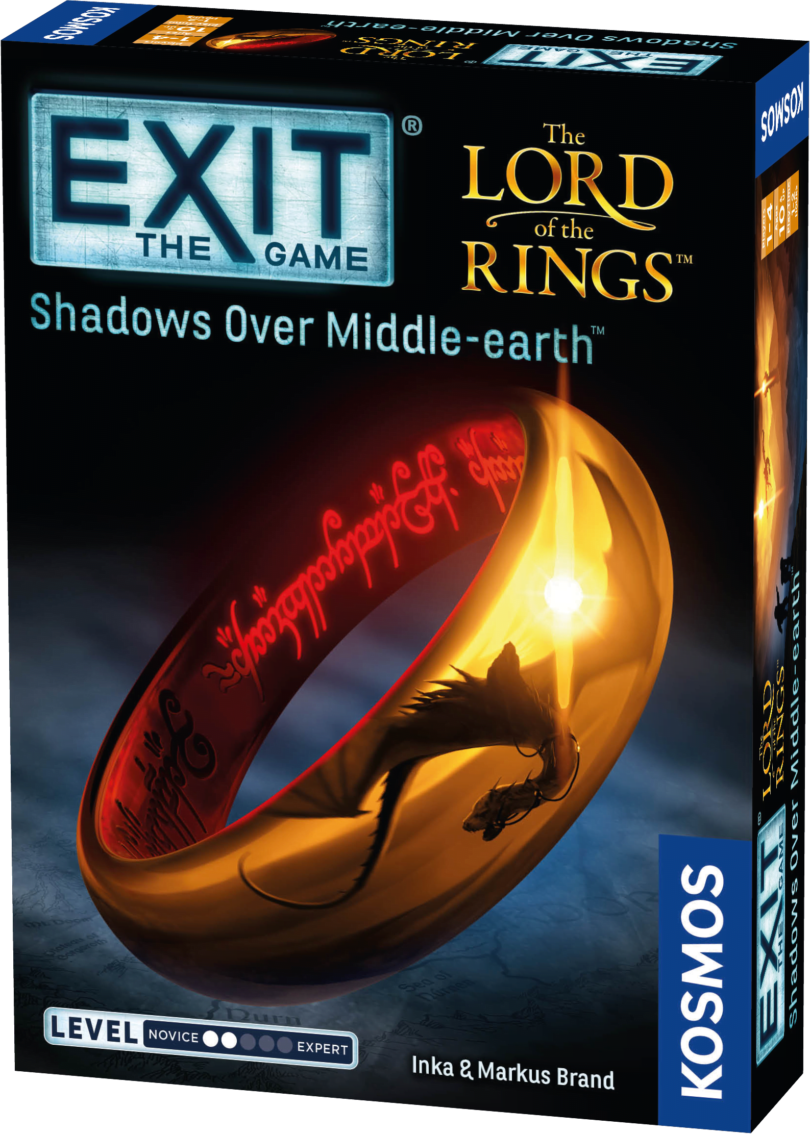 EXIT Lord of the Rings: Shadows Over Middle-Earth Board Game.