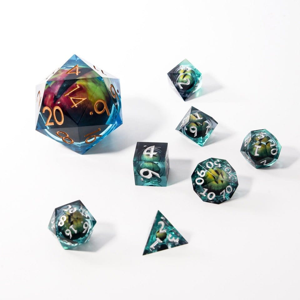Tabletop Dominion DICE Eye of Destiny | 50mm D20 | Oversized Moving Eye