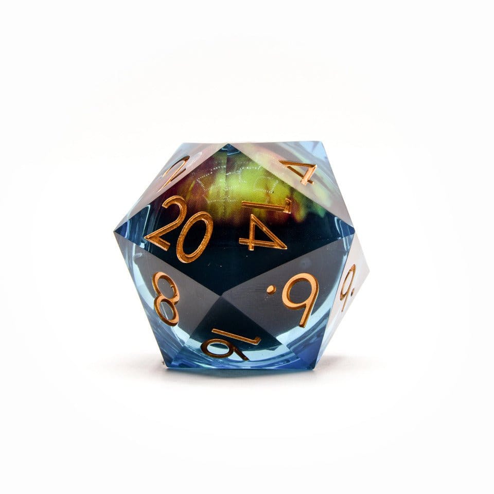 Tabletop Dominion DICE Eye of Destiny | 50mm D20 | Oversized Moving Eye