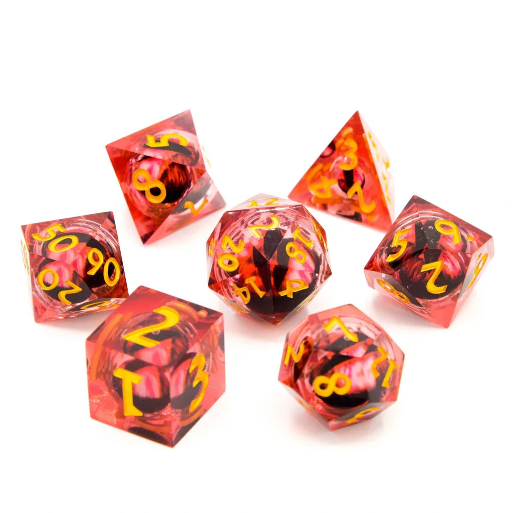 Eye of Fire | Moving Eye | 7 Piece Set - DICE