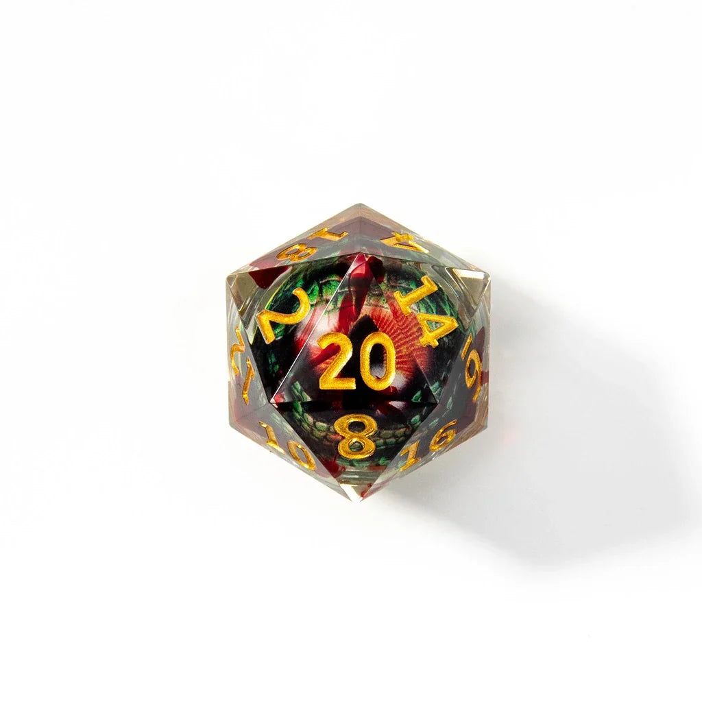 Eye of Fortune | 33mm D20 | Oversized Moving Eye - DICE