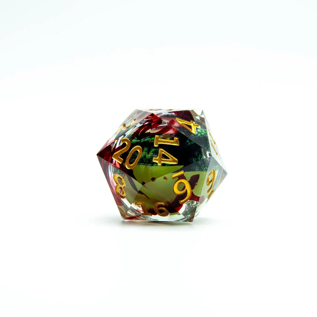 Eye of Fortune | 33mm D20 | Oversized Moving Eye - DICE