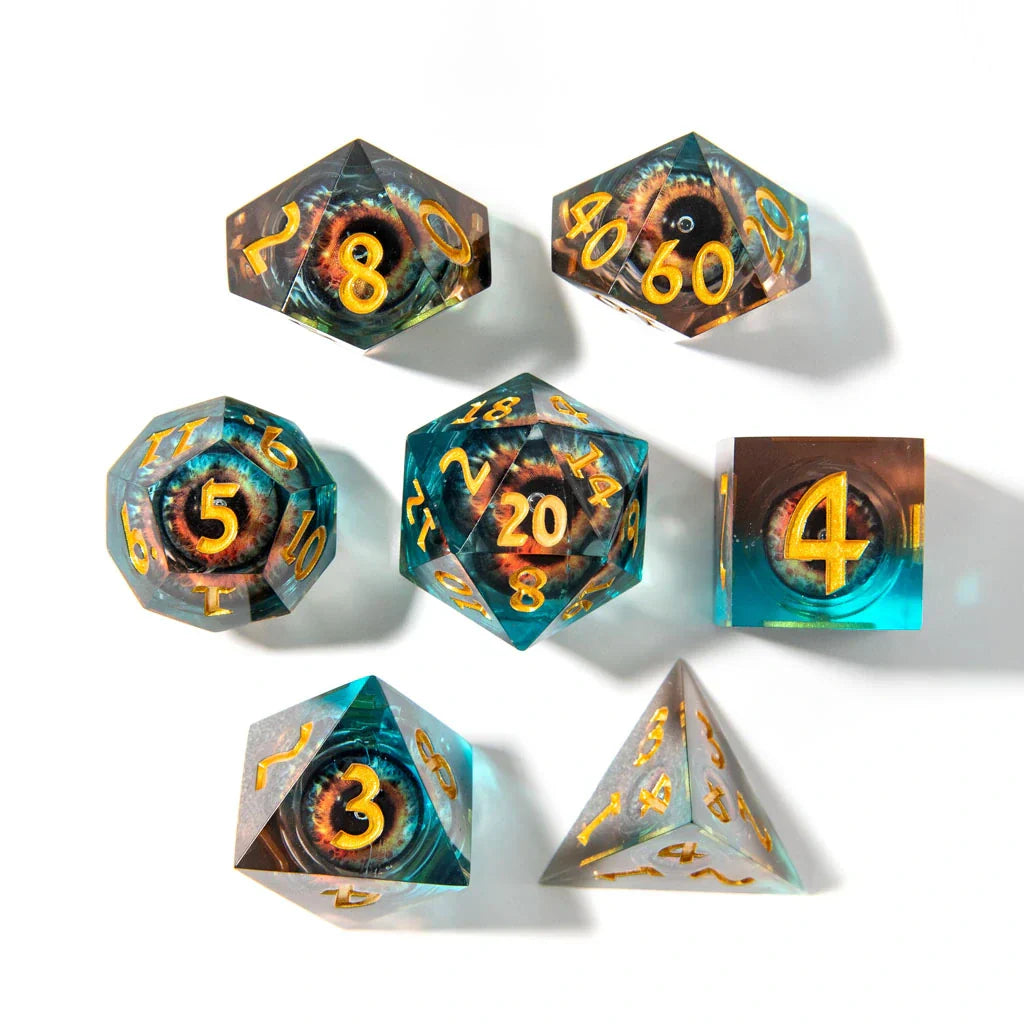 Eye of Malice | Moving Eye | 7 Piece Set - DICE