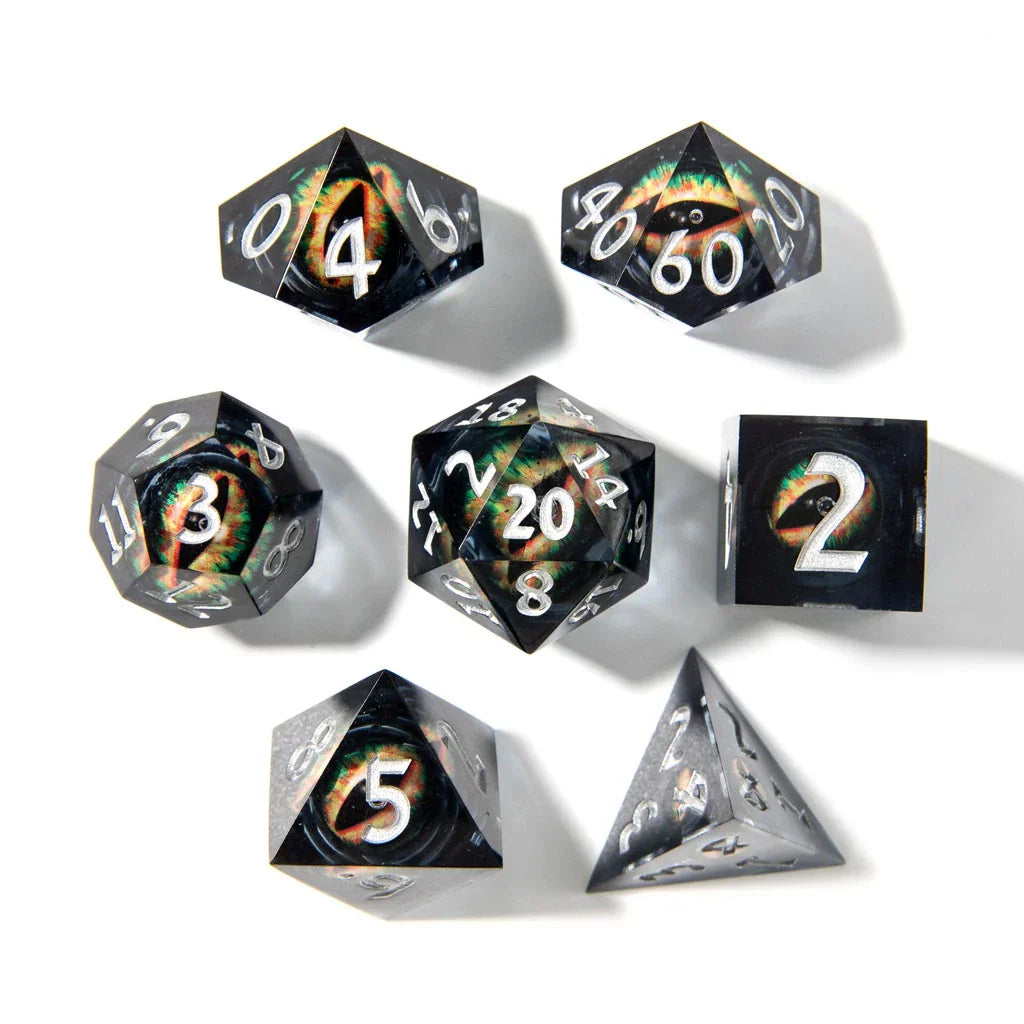 Eye of Venom | Moving Eye | 7 Piece Set - DICE