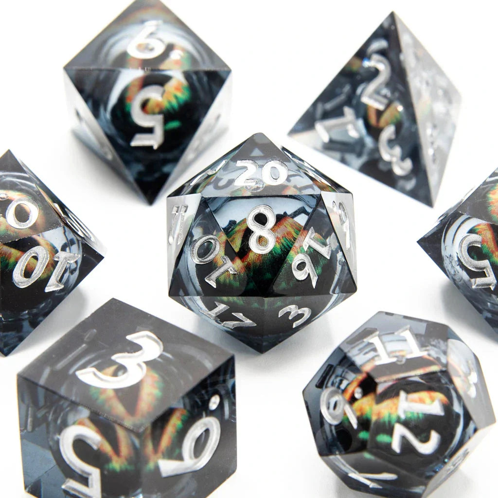 Eye of Venom | Moving Eye | 7 Piece Set - DICE