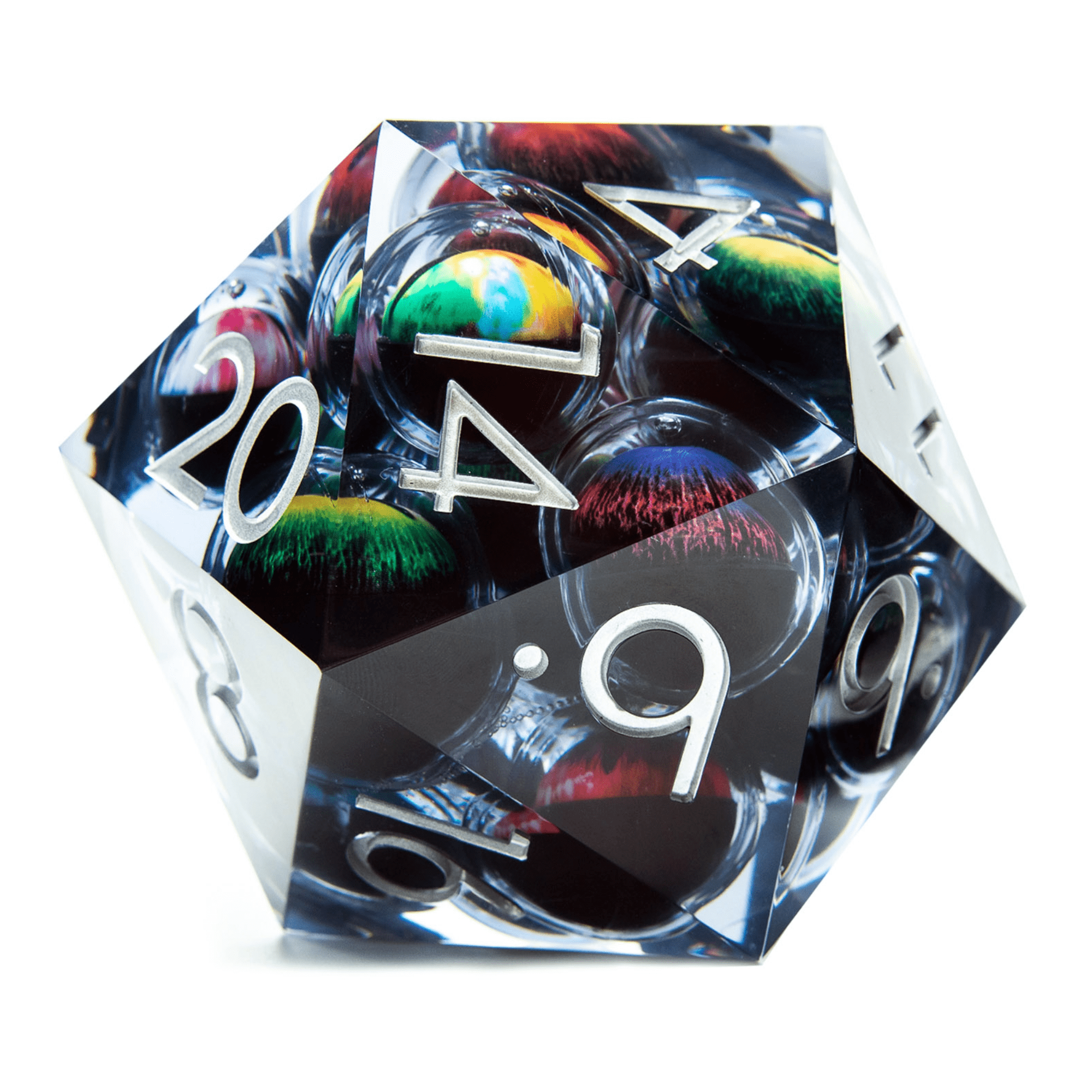 Tabletop Dominion DICE Eyes of Insight | 85mm D20 | Super-sized Moving Eye