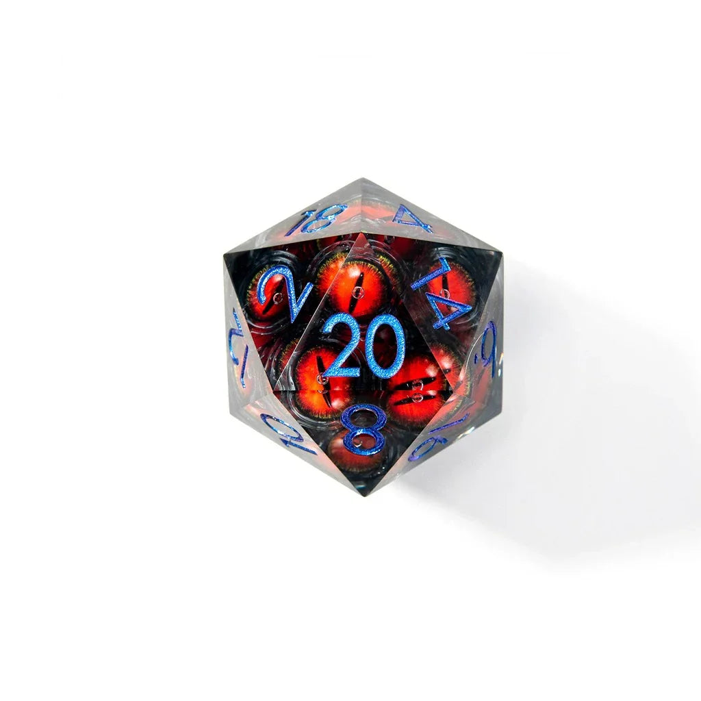 Eyes of Wrath | 50mm D20 | Oversized Moving Eye - DICE