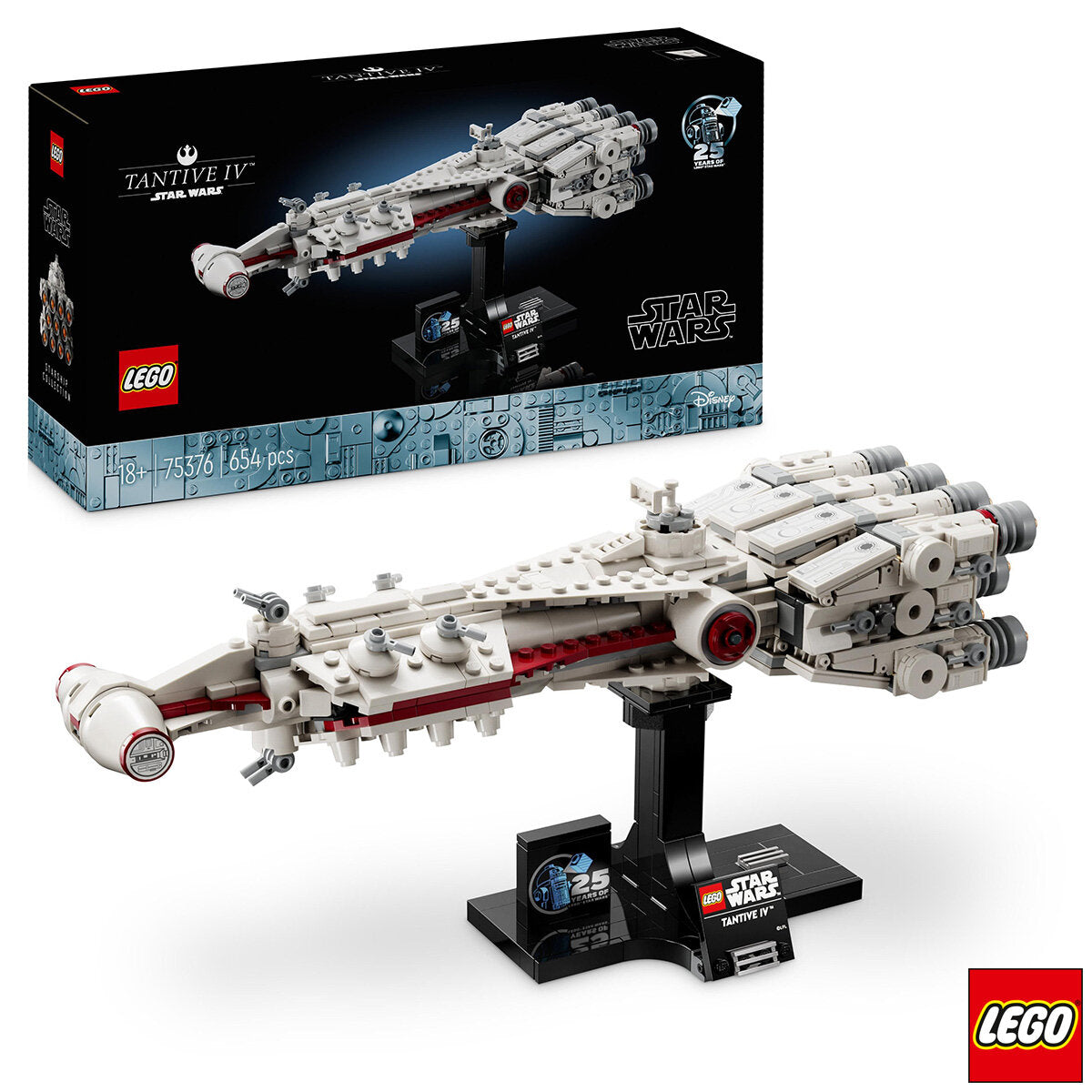 Lego Star Wars - Tantive lV Spaceship ( 75376) BOX ANDD FIGURE