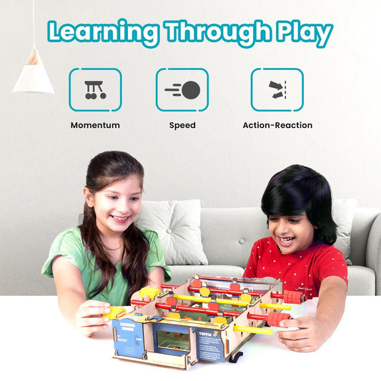 Science & Nature Toys > Science Kits > Home Science Experiments > Smartivity Smartivity Foosball | Build-It-Yourself Multiplayer STEAM Board Game 8908011797297