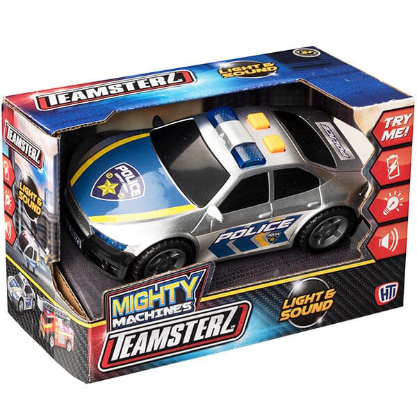 Toys & Games > Toys > Figures, Vehicles & Playsets > Vehicle Toys > Car Toys Children's Plastic Police Car Toy with Lights and Sounds 5050841745412