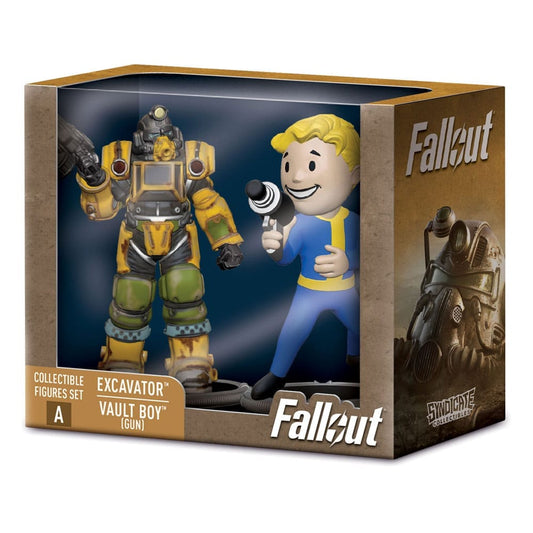 Collectibles Fallout Mini Figures 2-Pack - Excavator & Vault Boy (Gun) 840282631505
