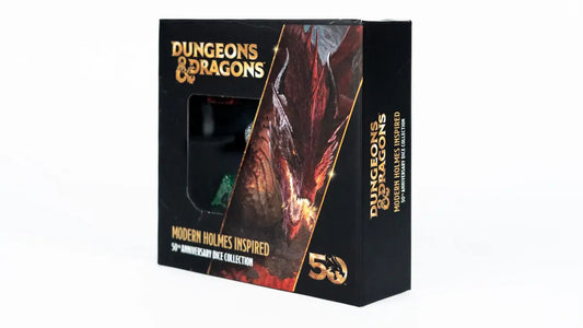 FanRoll by Metallic Dice Games D&D 50th Anniversary Modern Holmes Inspired Set