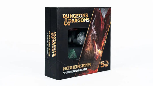 FanRoll by Metallic Dice Games D&D 50th Anniversary Modern Holmes Inspired Set