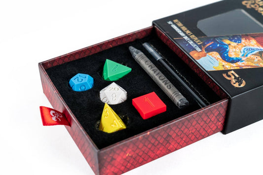 FanRoll by Metallic Dice Games D&D 50th Anniversary Retro Vintage Holmes Replica Set