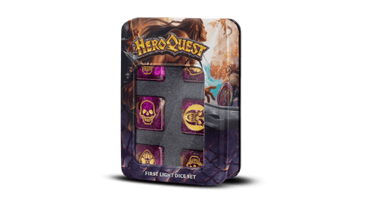 FanRoll by Metallic Dice Games Dice HeroQuest First Light D6 Dice Set