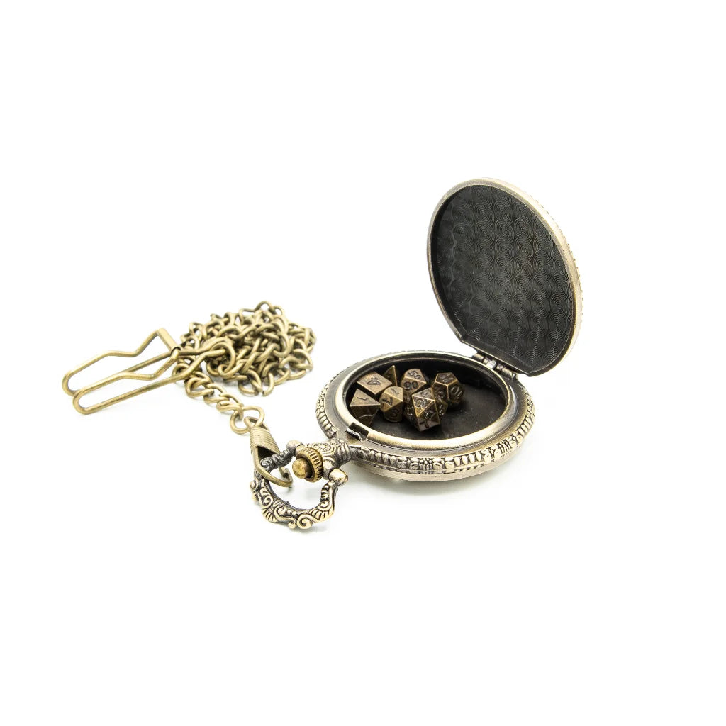 Fate’s Guardian | Pocket Watch Case | Ancient Gold - Pocket Watch