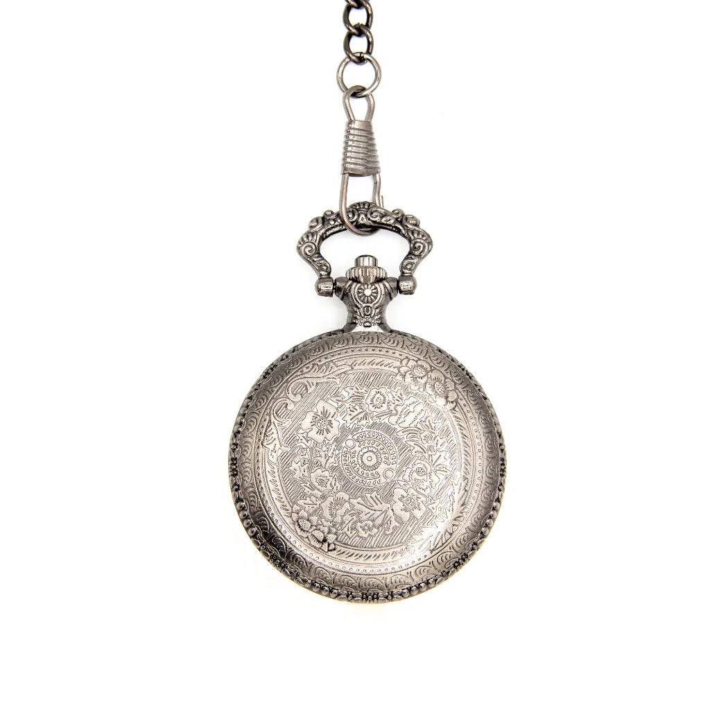 Fate’s Guardian | Pocket Watch Case | Ancient Silver - Pocket Watch